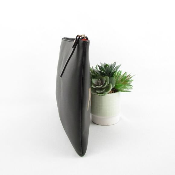 Kate Spade “Pop, Fizz, Clink!” Black Zip Clutch - Picture 3 of 8